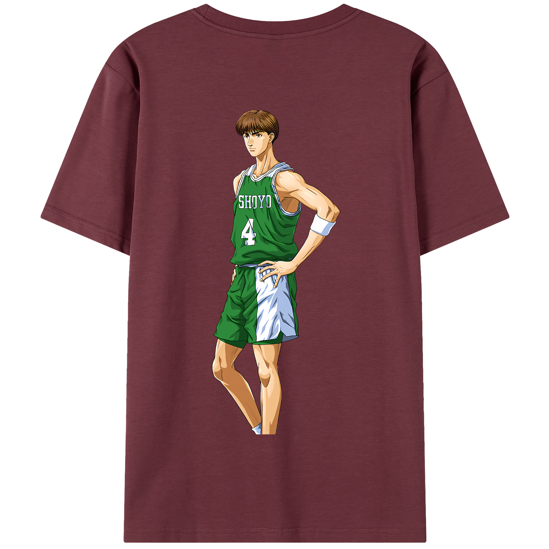 SLAM DUNK／スラムダンク 綿100％半袖Tシャツ（背面プリント）